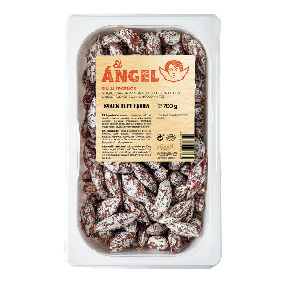 snack fuet extra 700gr el angel